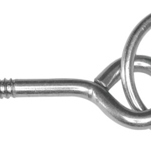 Campbell T7663550 Hitch Ring with Screw Eye Bolt, Steel, Zinc