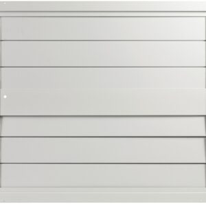 Master Flow S36N Automatic Fan Shutter, 42-1/2 in L, 37-3/4 in W, Aluminum, Enamel