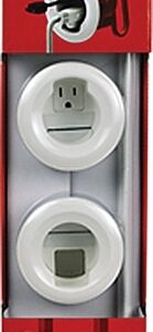 Wiremold CMK70 Cord and Cable Power Kit, Low Voltage Cable, White