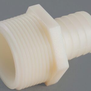 Anderson Metals 53701-0602 Hose Adapter, 1/8 in, Barb, 3/8 in, MIP, 150 psi Pressure, Nylon