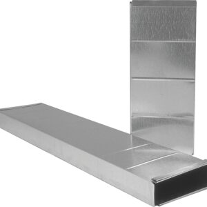 Imperial GV0213 Stack Duct, 24 in L, 10 in W, 3-1/4 in H, 30 Gauge, Galvanized Steel