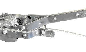 American Power Pull 144 Cable Puller, Contour Grip Handle, 12 ft Lift, 1 ton Lifting, 3/16 in Dia Rope/Cable