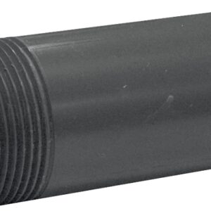 Genova P-114-4 Pipe Nipple, 1-1/4 in, MIP x MIP, PVC, Gray, SCH 80 Schedule, 4 in L