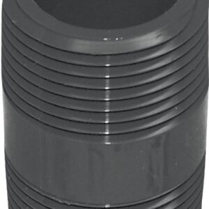 Genova 300 Series P-12-212 Pipe Nipple, 1/2 in, MIP, PVC, Gray, SCH 80 Schedule, 2-1/2 in L