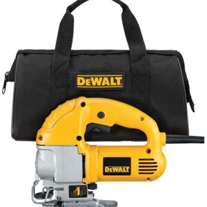 DEWALT DW317K Jig Saw Kit, 5.5 A, 1 in L Stroke, 0 to 3000 spm, Includes: Contractor Bag, DW317 Jig Saw
