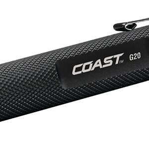 Coast TT7817CP Flashlight, AAA Battery, Alkaline Battery, LED Lamp, 36 Lumens, Inspection Beam, 22 m Beam Distance