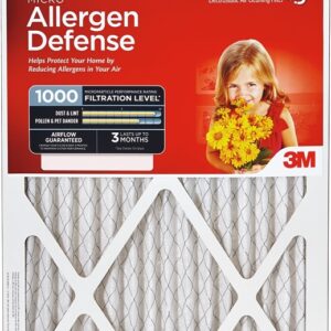 Filtrete 9801-2PK-HDW Air Filter, Electrostatic, 1 in Thick, 25 in L, 16 in W, 11 MERV, 1000 um MPR