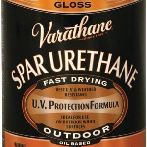 Varathane 9241H Spar Urethane Paint, Gloss, Liquid, Clear, 1 qt, Can