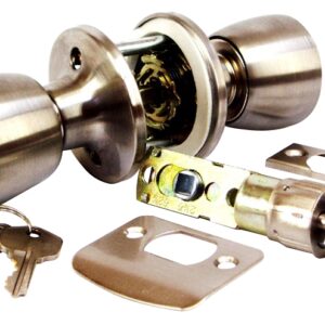 US Hardware D-090B Series Entrance Lockset, Brushed Stainless Steel, Stainless Steel