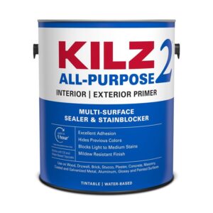 Kilz 20041 Exterior Primer, White, 1 gal, Can