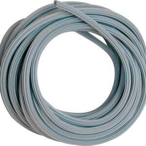 Make-2-Fit P 7649 Screen Retainer Spline, 0.120 in D, 250 ft L, Vinyl, Gray, Round
