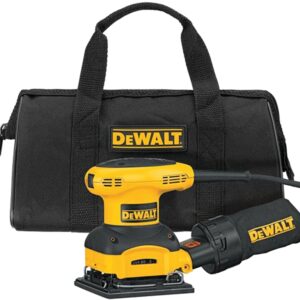 DEWALT DWE6411K/D26441K Palm Sander Kit, 2.3 A, 1/4 in Sheet
