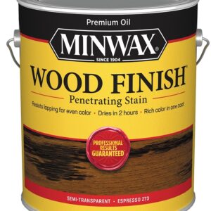 Minwax 711500000 Wood Stain, Espresso, Liquid, 1 gal, Can