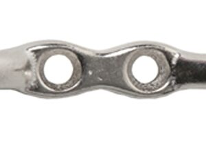 Baron 4015-6 Line Cleat, 6 in L Dimensions, Metal, Nickel