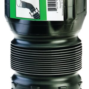 Amerimax ADP53102 Downspout Adapter, PVC, Black