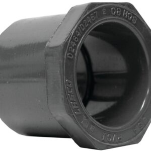 Lasco 837251BC Reducing Bushing, 2 x 1-1/2 in, Spigot x Slip, PVC, SCH 80 Schedule