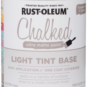Rust-Oleum 287688 Chalk Paint, Chalk/Ultra Matte, 30 oz