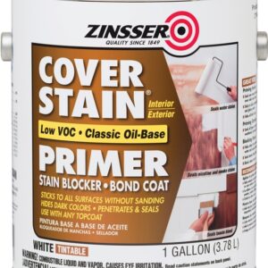 Zinsser 271448 Primer, Flat, White, 1 gal