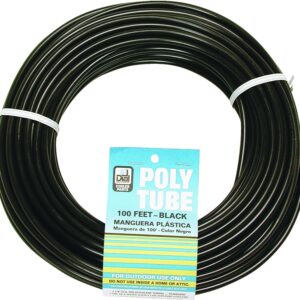 Dial 4321 Cooler Tubing, 100 ft L Dimensions, Polyethylene, Black, For: Evaporative Cooler Purge Systems