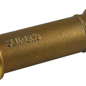 SharkBite UIP3008A Slip Pipe Coupling, 1/2 in, Brass, SCH 40, SCH 80, SCH 180 Schedule, 200 psi Pressure
