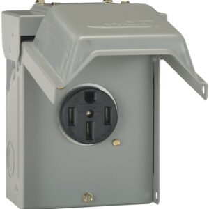 GE U054P RV Power Outlet, 50 A, 120 V, Surface
