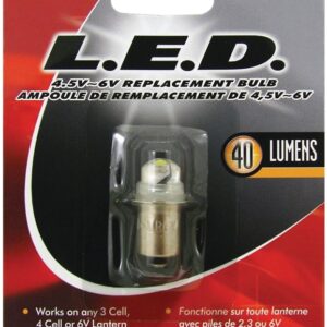 Dorcy 41-1644 Replacement Bulb, LED Lamp, 40 Lumens, 100,000 hr Average Life