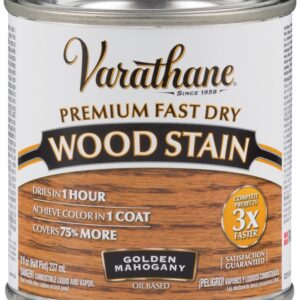 Varathane 262033 Wood Stain, Golden Mahogany, Liquid, 0.5 pt, Can