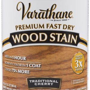 Varathane 262008 Wood Stain, Traditional Cherry, Liquid, 1 qt, Can