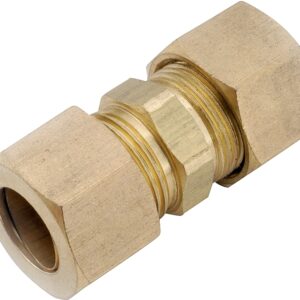 Anderson Metals 750062-08 Pipe Union, 1/2 in, Compression, Brass, 200 psi Pressure