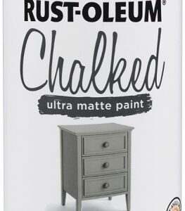 Rust-Oleum 302593 Chalk Spray Paint, Ultra Matte, Country Gray, 12 oz, Can