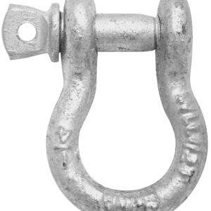National Hardware 3250BC Series N223-669 Anchor Shackle, 1000 lb Working Load, Galvanized Steel