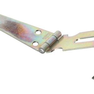National Hardware N129-668 Hinge Hasp, 6 in L, 1-5/8 in W, Steel, Zinc, 7/16 in Dia Shackle