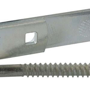 National Hardware N130-005 Hook/Strap Hinge, 6 in L x 1-1/4 in W Dimensions, 0.19 in Thick Leaf, Steel, Zinc, Screw