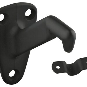 National Hardware N330-738 Handrail Bracket with Strap, 250 lb, Die-Cast Zinc, Oil-Rubbed Bronze, 1/PK
