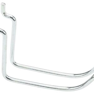 National Hardware N180-031 Peg Hook, 3 in, 1/8, 1/4 in Opening, Steel, Zinc