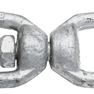 National Hardware 3252BC Series N247-775 Chain Swivel, 3/16 in Trade, 700 lb Working Load, Steel, Galvanized