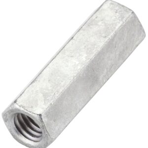 National Hardware 4013BC Series N182-684 Coupling Nut, UNC Thread, 3/8-16 Thread, Galvanized
