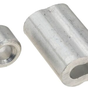 National Hardware SPB3231 Series N830-354 Ferrule and Stop, 3/16 in Dia Cable, Aluminum