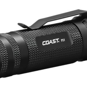 Coast 20864 Twist Focus Flashlight, AAA Battery, LED Lamp, 315 Lumens, Flood to Spot Beam, 2 hr 15 min Run Time