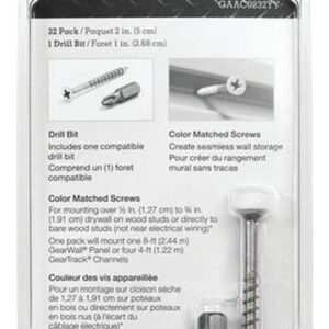 Gladiator GAAC0232YY Color Matched Screw, 32 PK