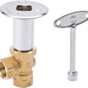 B & K 118-002 Log Lighter Valve, 1/2 in, Brass