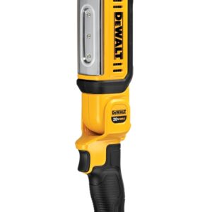 DEWALT DCL050 Hand Held Area Light, LED Lamp, 101 to 500, 22 hr Run Time, Black/Yellow