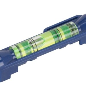 Vulcan LM001 Level Line, 3 in L, 1-Vial, Nonmagnetic, Plastic, Blue