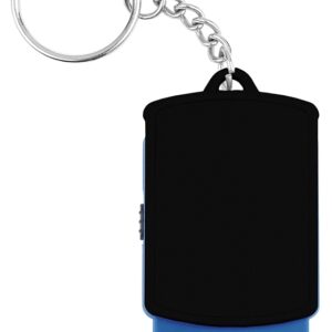 Hy-Ko KC635 Key Chain With LED Light, Plastic Case