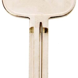 Hy-Ko 11010TR47 Automotive Key Blank, Brass, Nickel, For: Toyota Vehicle Locks, TR47 Key Number