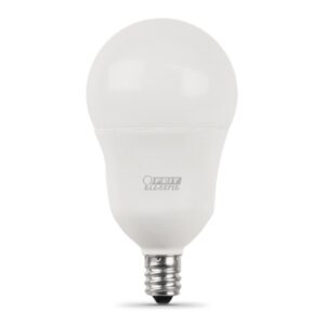 Feit Electric BPA1560C/950CA/2 LED Bulb, General Purpose, A15 Lamp, 60 W Equivalent, E12 Lamp Base, Dimmable