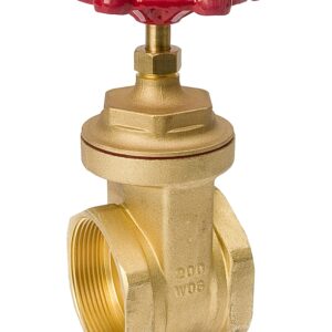 B & K 100-010 Gate Valve, 3 in Connection, Threaded, 125, 200 psi Pressure, Brass Body