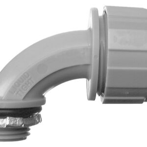 Halex 97693 Liquidtight Connector, 1 in, PVC/Zinc
