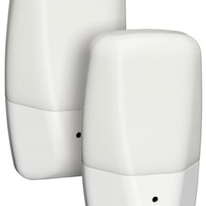 AmerTac Aria Series NL-ARIA-F2 Curve Night Light, 1.75 in W x 1 in D x 3.15 in H Dimensions, White Fixture, 120 V, 60 Hz