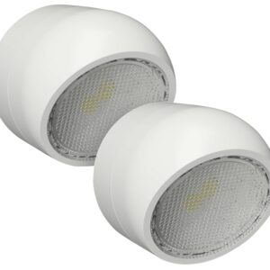 AmerTac NL-DRCL-2 Directional Night Light, 120 V, 0.3 W, LED Lamp, Warm White Light, 1 Lumens, 3000 K Color Temp